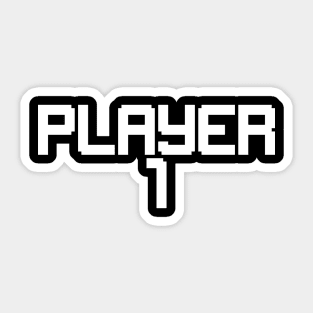 Player 1 Sticker